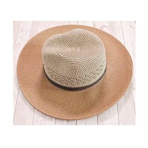 Natural Brown Straw Hat